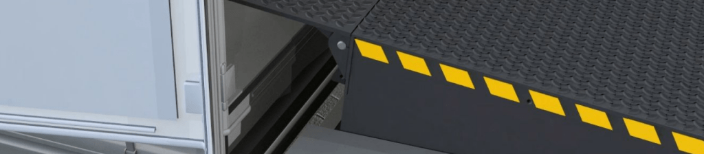 Уравнительные платформы с поворотной аппарелью Уравнительные платформы с поворотной аппарелью