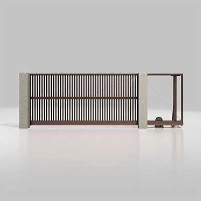 Подробнее Въездные ворота цвета «Шоколад»